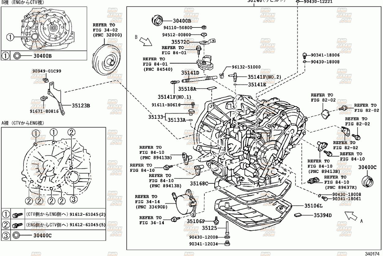 Toyota OEM 4 Speed Floor Shift Automatic Transmission - NCP100